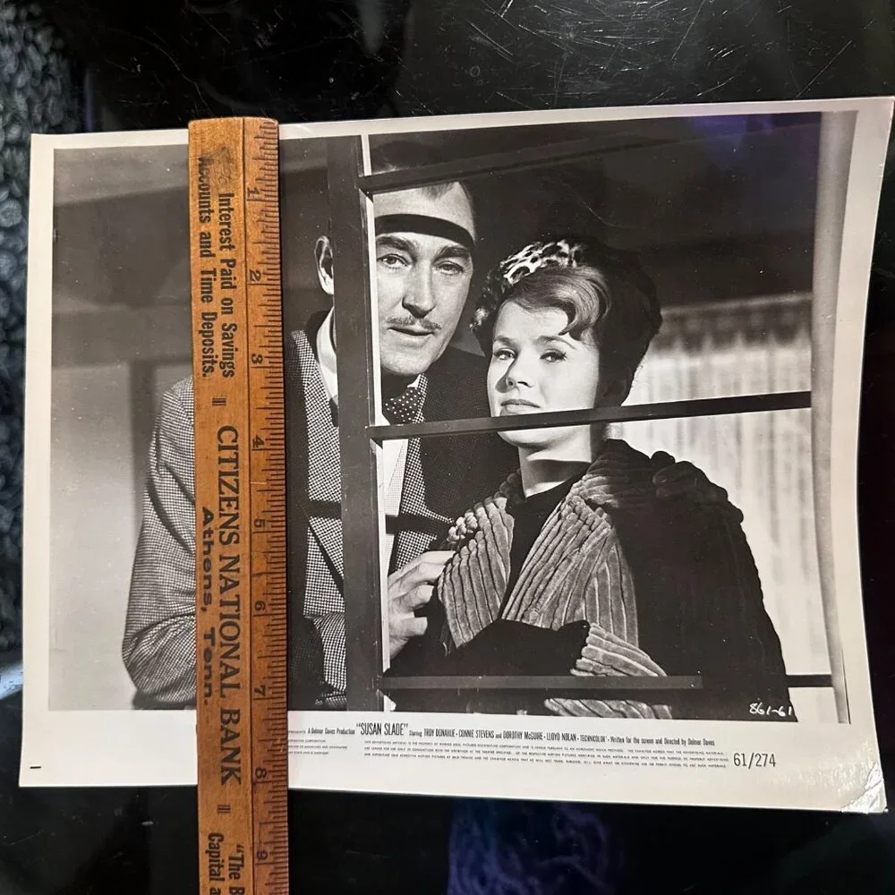 Vintage 1961 Warner Bros. Movie Still "Susan Slade" Featuring Connie Stevens & T - Picture 3 of 14